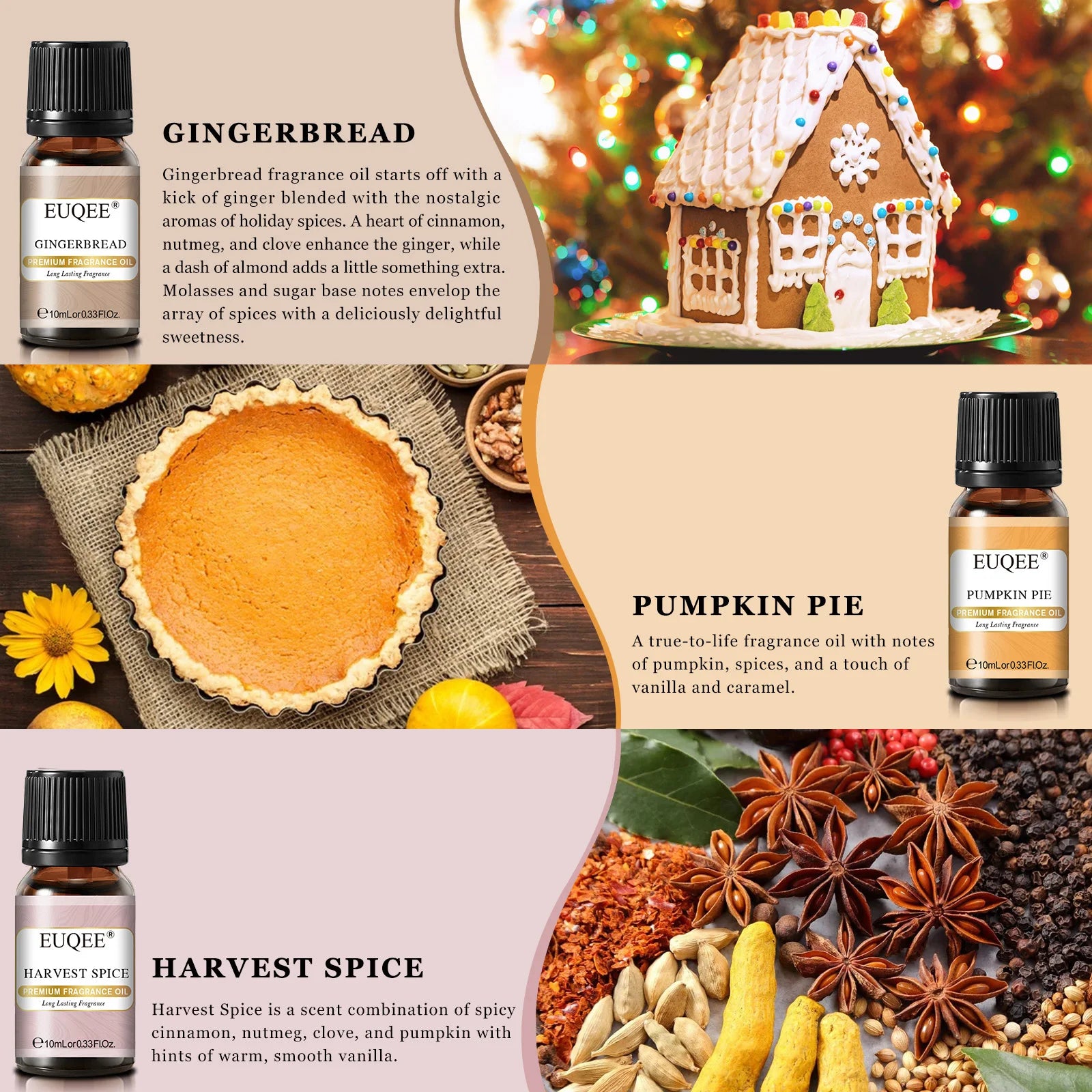 6x Winter Essential Oils